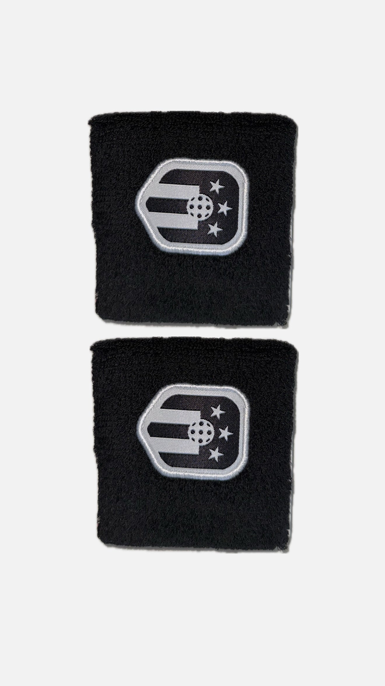 PICKLEBALL WRIST BAND (Wristband with Logo Red, black and White)