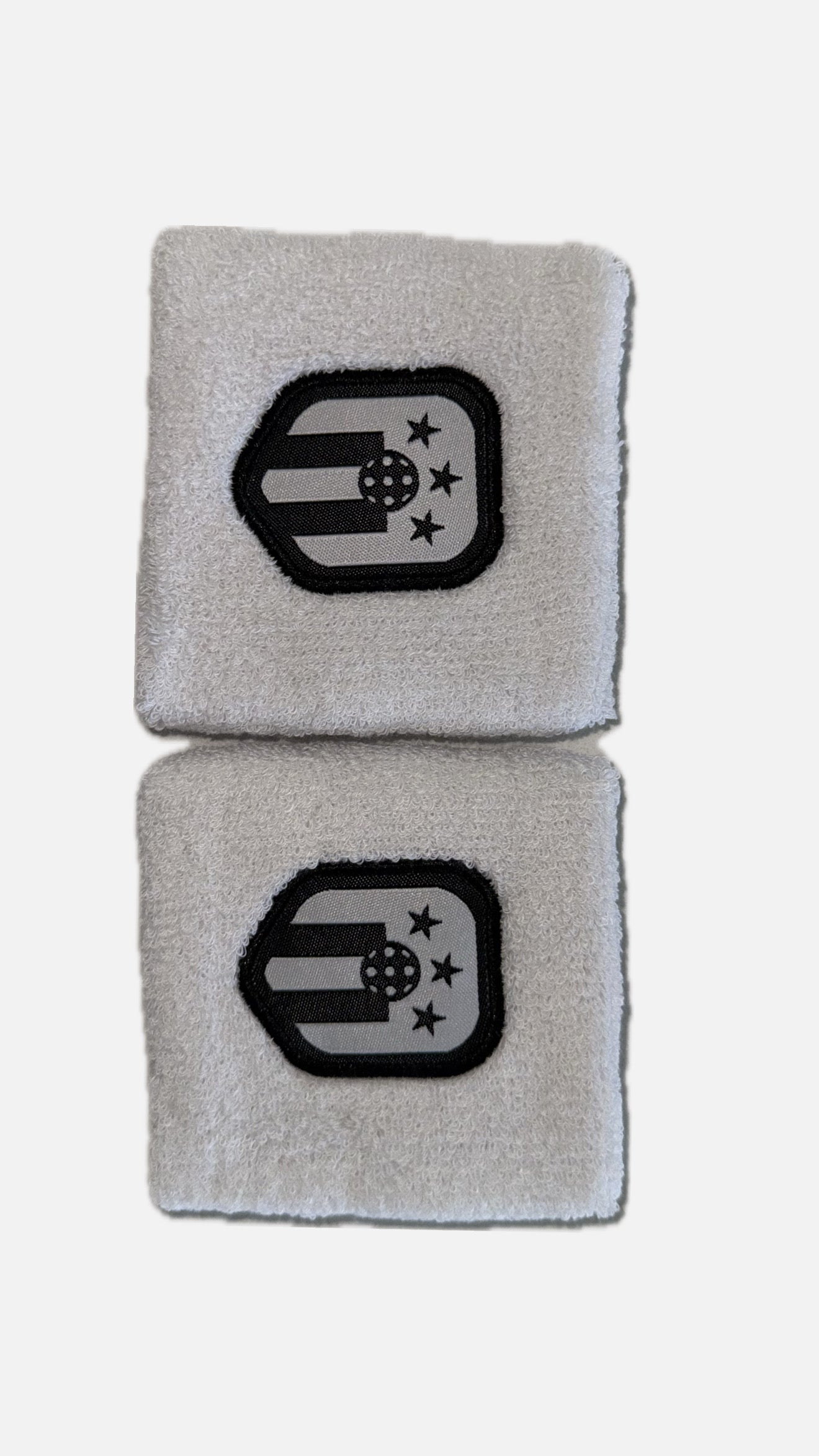 PICKLEBALL WRIST BAND (Wristband with Logo Red, black and White)