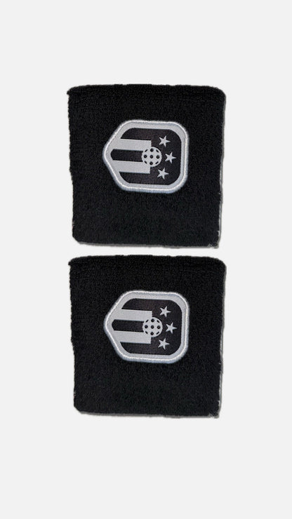 PICKLEBALL WRIST BAND    (Wristband with Logo Red, black and White)