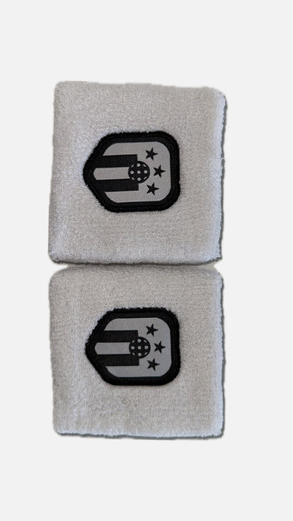 PICKLEBALL WRIST BAND    (Wristband with Logo Red, black and White)