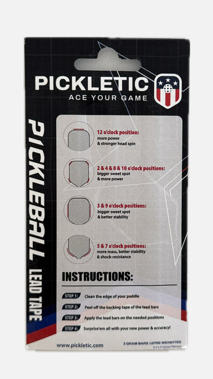 PICKLEBALL PADDLE LEAD TAPE